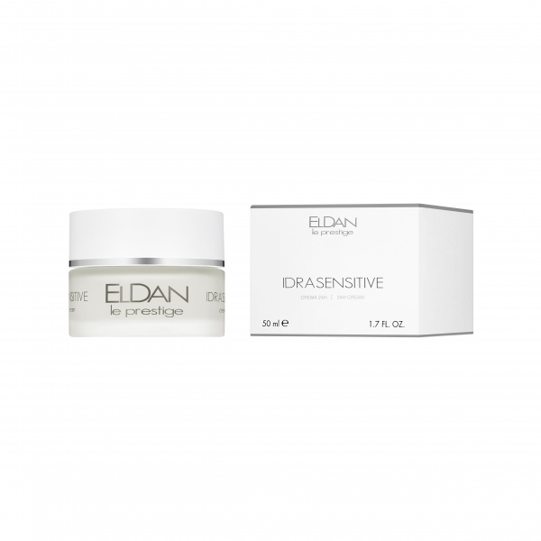 Увлажняющий крем 24 часа для чувствительной кожи Eldan Le Prestige Idra Sensitive 24 hours Cream, 50 мл